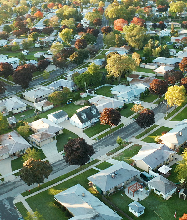 Allen Park, Michigan Arial Photo