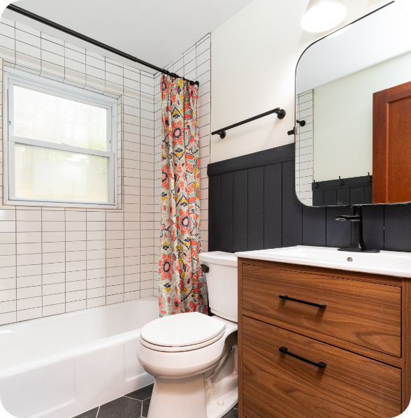 Bathtub and tile glazing photo